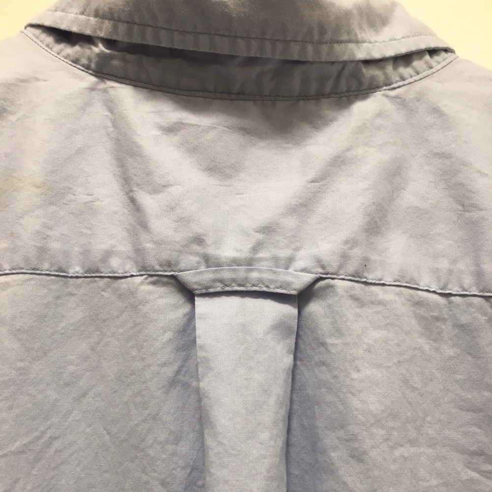 Nautica Men’s light blue button down dress shirt- size XL - Picture 7 of 7